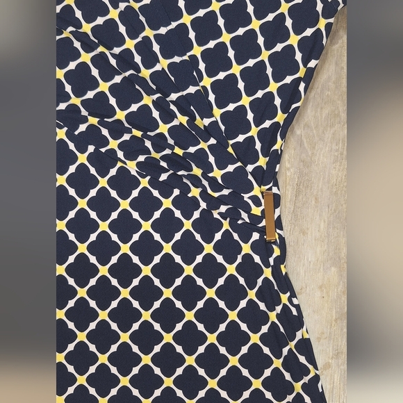 Charter Club Printed Blouse Top Womens Short Sleeve, New - Picture 8 of 11